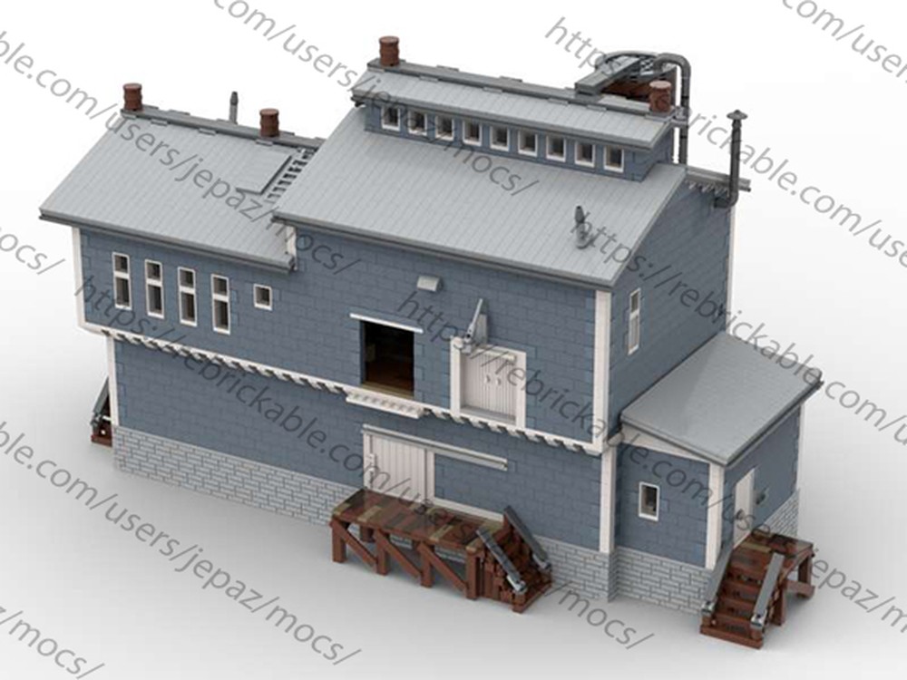 Lego Pulp Mill Main Building PM1