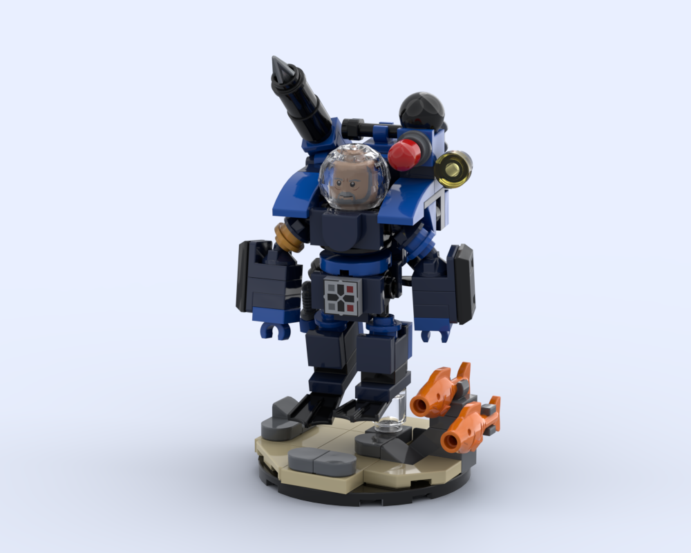 Lego First Lieutenant Gordon Burton