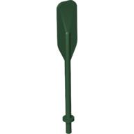Lego Equipment Oar / Paddle with Bar Handle / Dark Green
