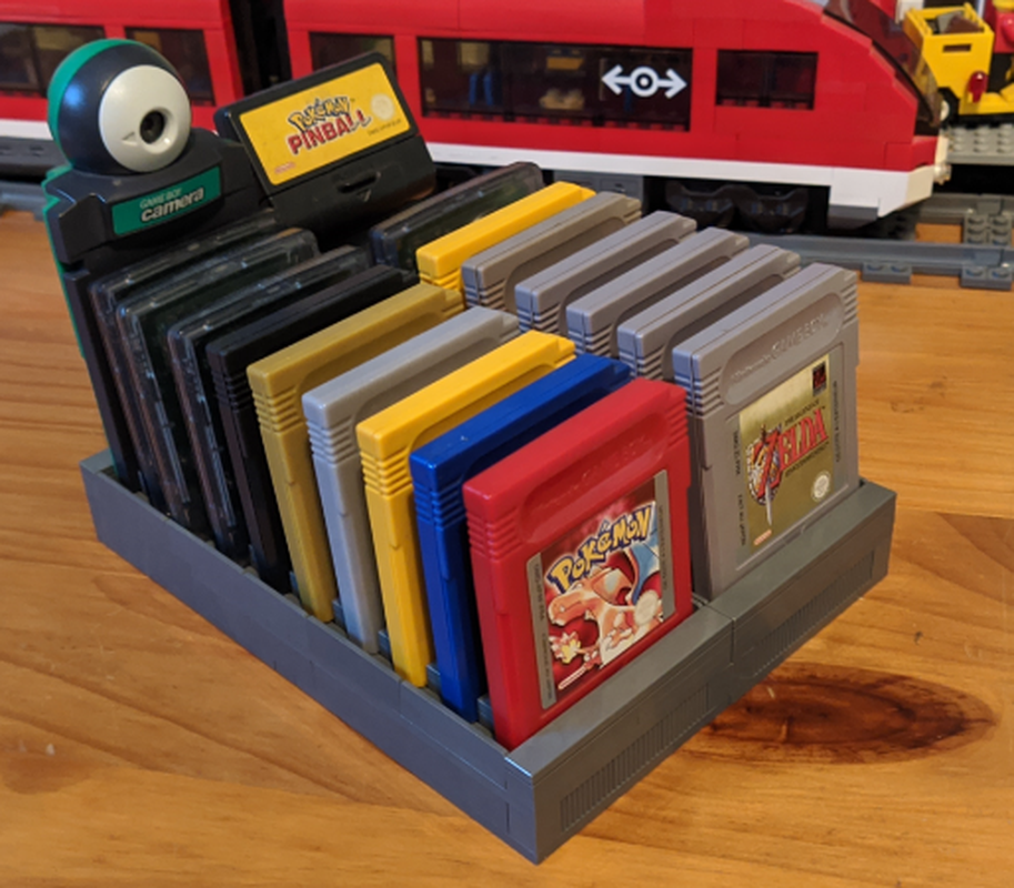 Lego Game Boy Cartridge Display Holder