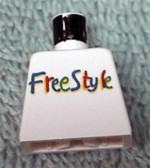 Lego Torso FreeStyle Pattern / White