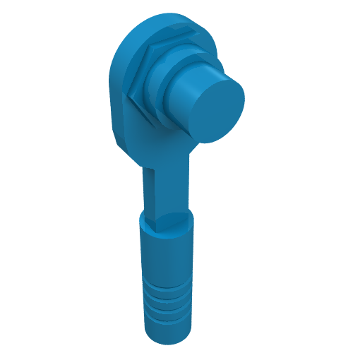 Lego Tool Ratchet / Socket Wrench / Dark Azure