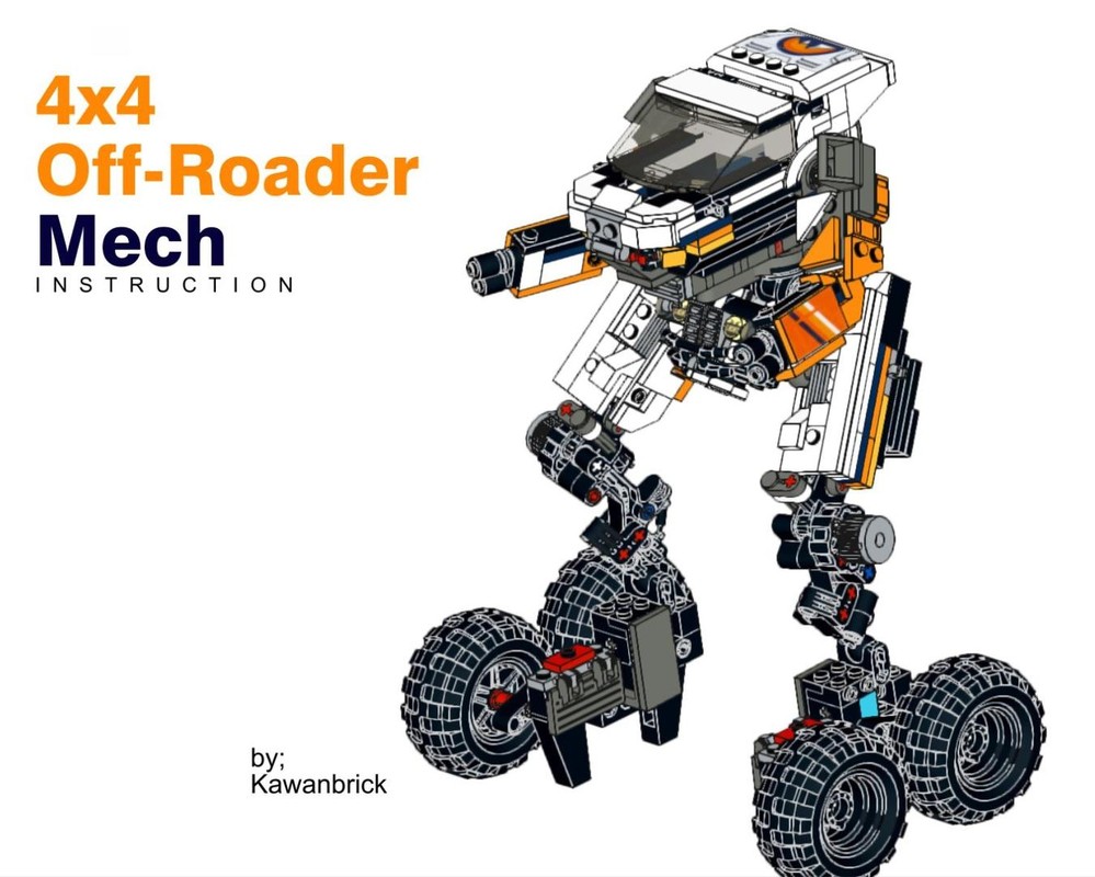 Lego 4x4 Off-Roader Mech