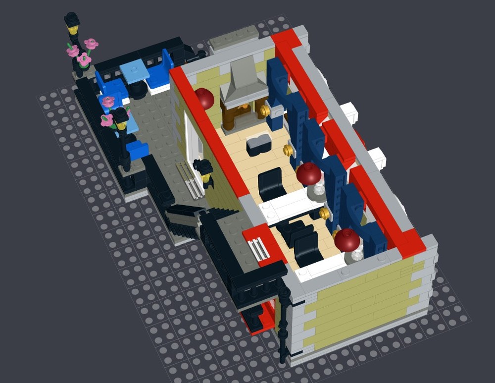 Lego Parisian Restaurant: Extra dining space upstairs