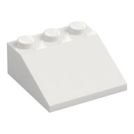 Lego Brick Sloped 33° 3 x 3 / White