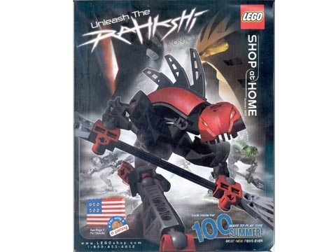 Lego 2003 Shop at Home - Summer - Version A Bionicle Rahkshi on Cover (WOR U-0702)