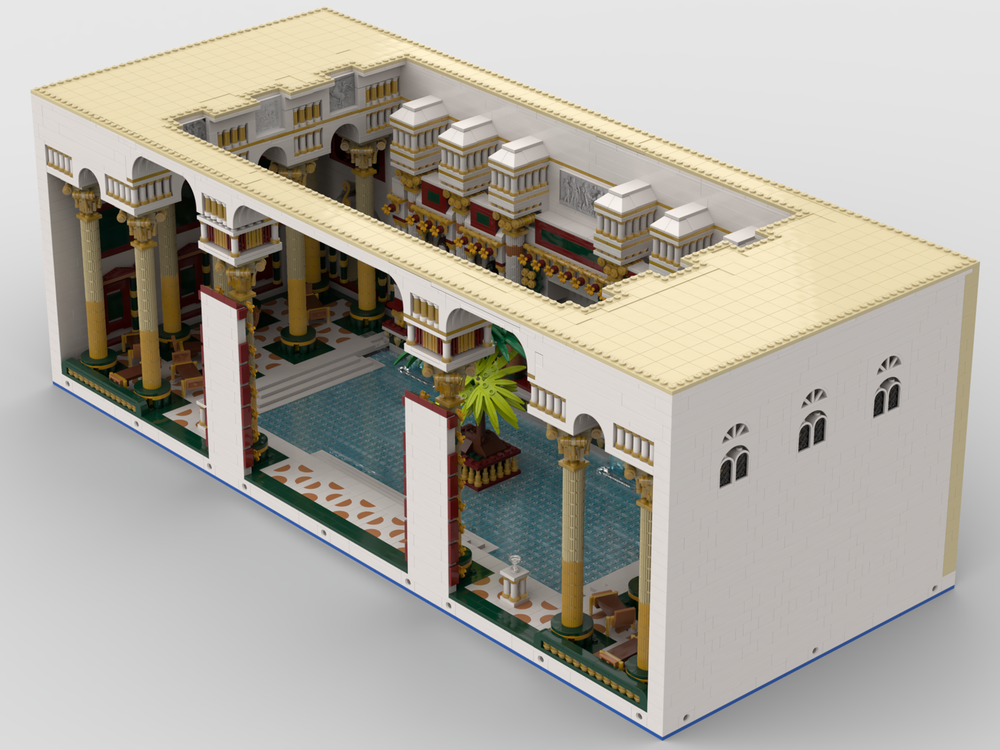 Lego Roman Imperial Bath, Part 7