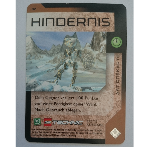 Lego Trading Card, Bionicle Game: QftM - 37 Game Action - Penalty