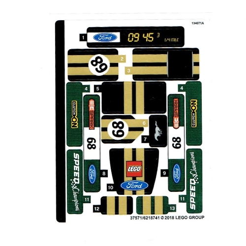 Lego Sticker Sheet for Set 75884-1 / [No Color/Any Color]