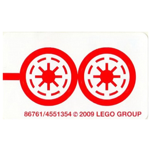 Lego Sticker Sheet for Set 8037-1