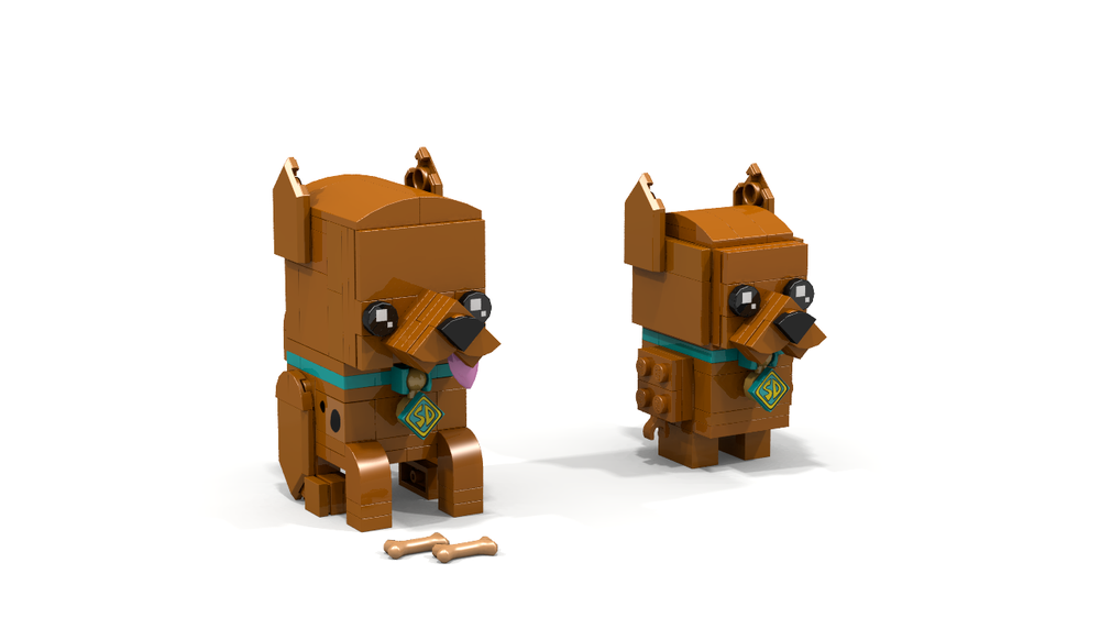 Lego Scooby-Doo and Scrappy-Doo Brickheadz