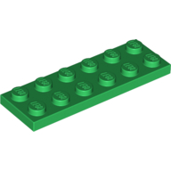 Lego Plate 2 x 6 / Green