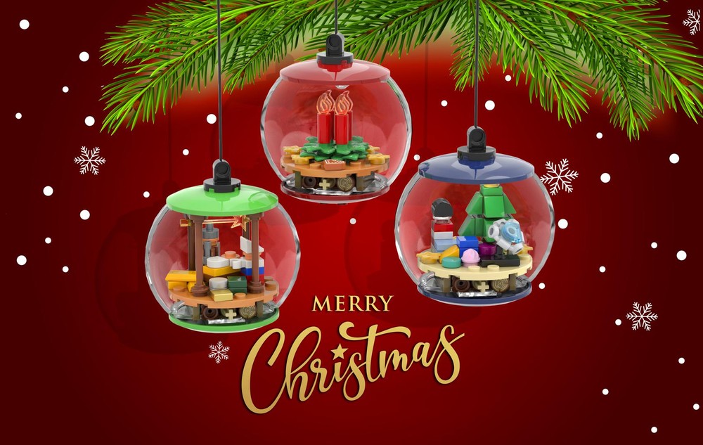 Lego Christmas Baubles – Tree Ornament Set 🎄
