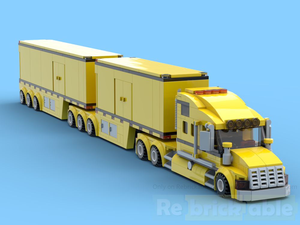 Lego 6 wide transporter (yellow version)