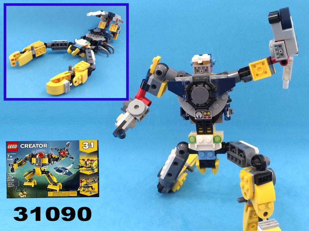 Lego Transformer Scorpion from LEGO Creator 31090: Underwater robot