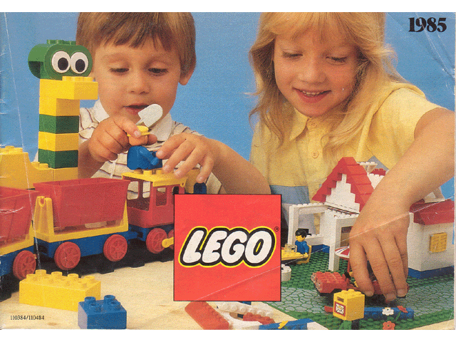Lego 1985 Medium Spanish / Portuguese / Greek (IB (E-P-Gr) 110384/110484)