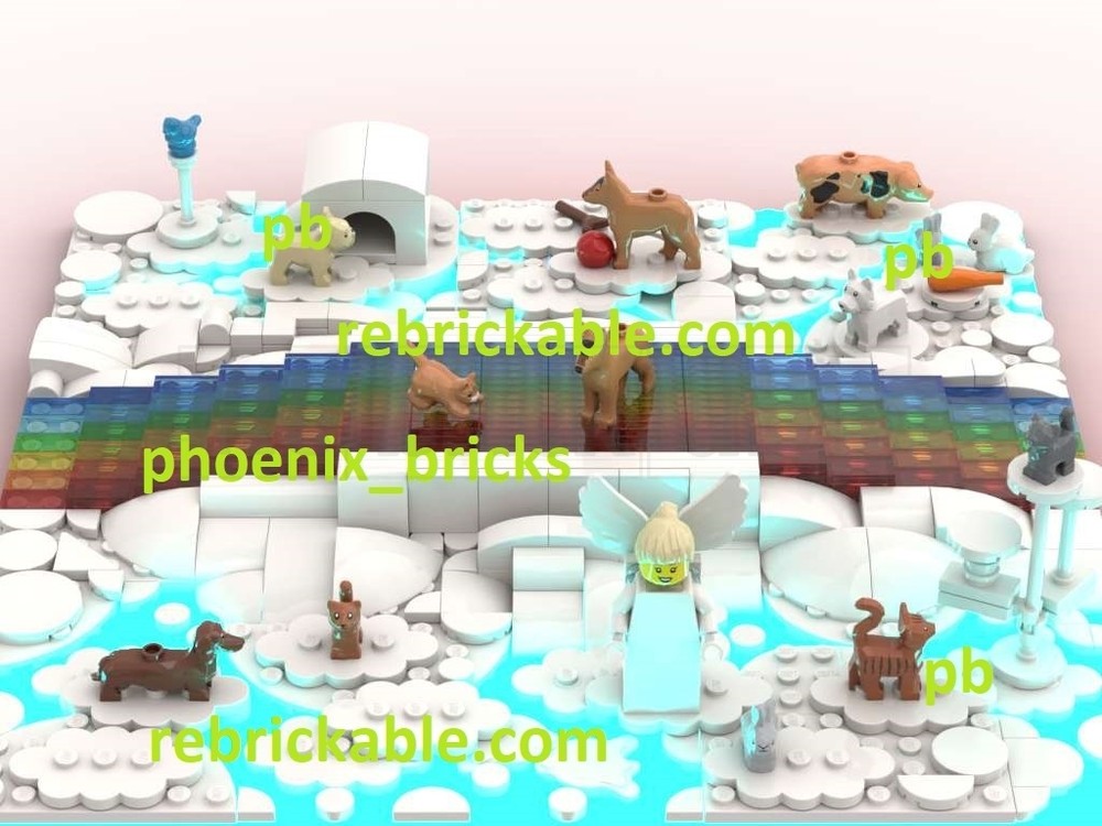Lego Pet Memorial (The Rainbow Bridge)