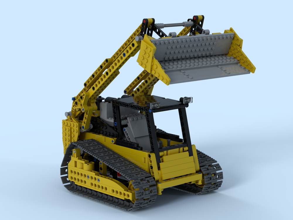 Lego 8275 Alternative C model Tracked Skid-Steer Crawler Loader