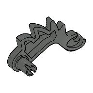 Lego Animal / Creature Body Part, Dinosaur / Dragon Arm, Right / Dark Gray