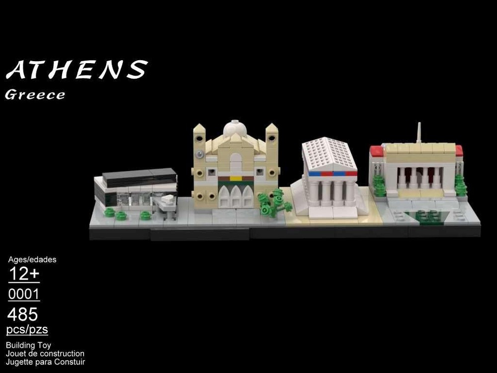 Lego Athens Skyline