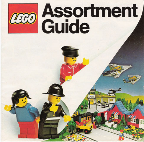 Lego 1980 Medium US Assortment Guide Foldout (106917/107017-US)