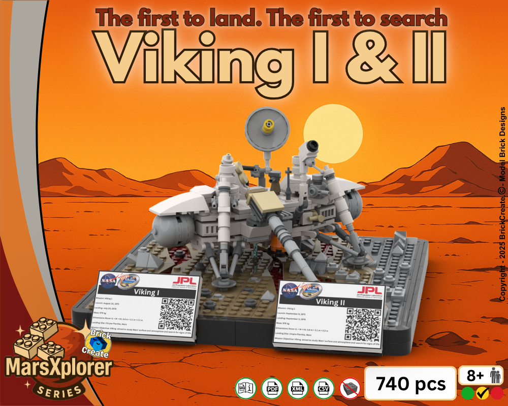 Lego Viking I & II MarsXplorer Series
