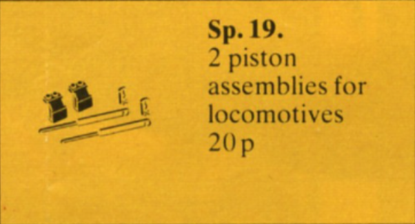 Lego Locomotive Piston Assemblies