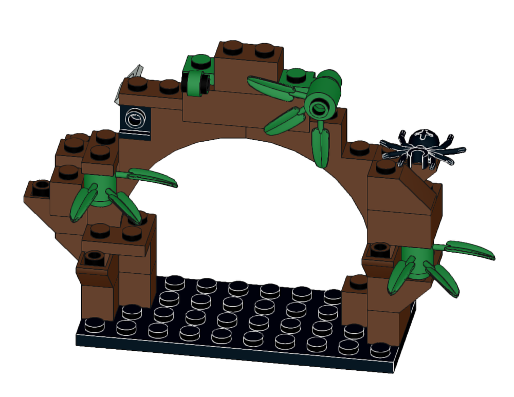 Lego Forested overgrowth