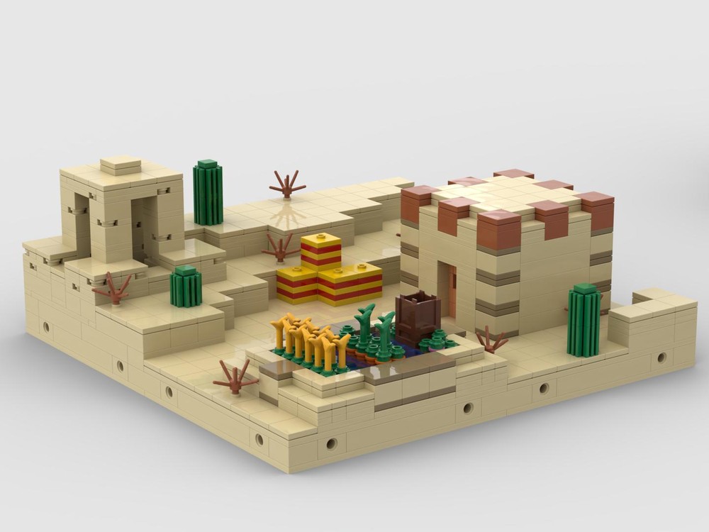 Lego Minecraft Desert MOC