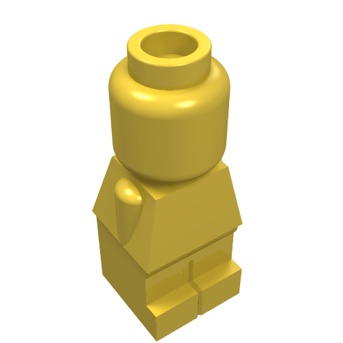 Lego Microfig [PLAIN] / Yellow