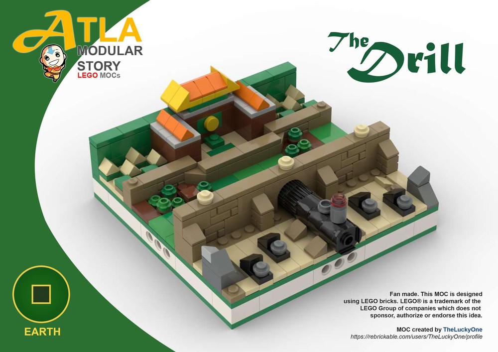 Lego ATLA Modular Story - The Drill