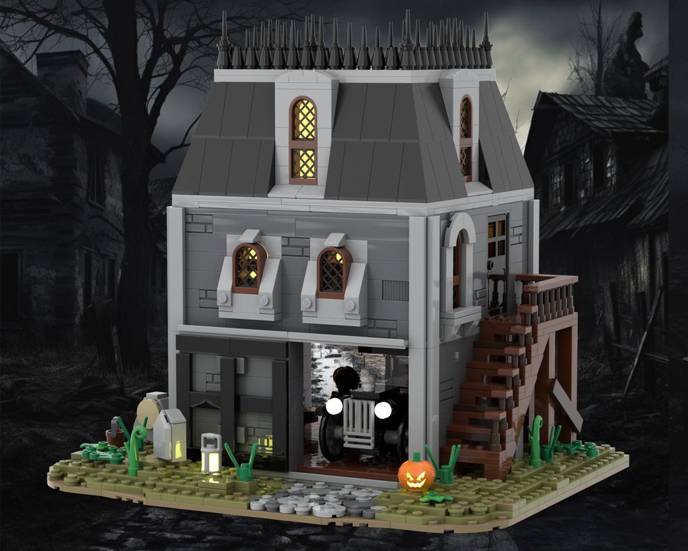 Lego Wednesday Addams Carriage House