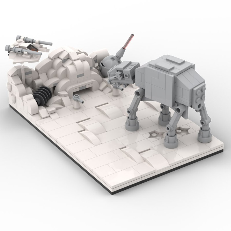 Lego Assult on Hoth - Echo Base Display Moc