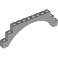 Lego Brick Arch 1 x 12 x 3 / Light Bluish Gray