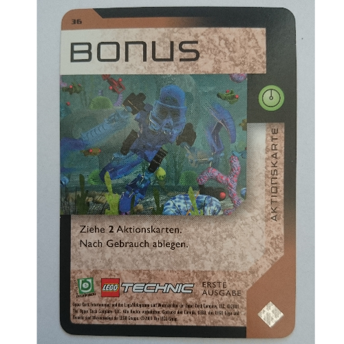 Lego Trading Card, Bionicle Game: QftM - 36 Game Action - Bonus