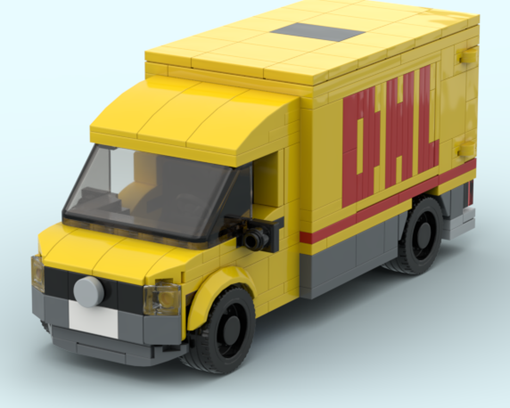 Lego DHL Transporter Post Car