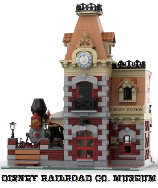 Lego Modular Train Museum