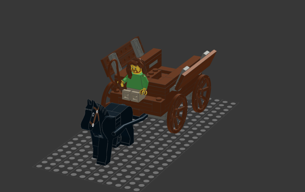 Lego Horse Carriage