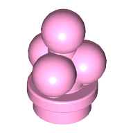 Lego Food Ice Cream Scoops / Bright Pink
