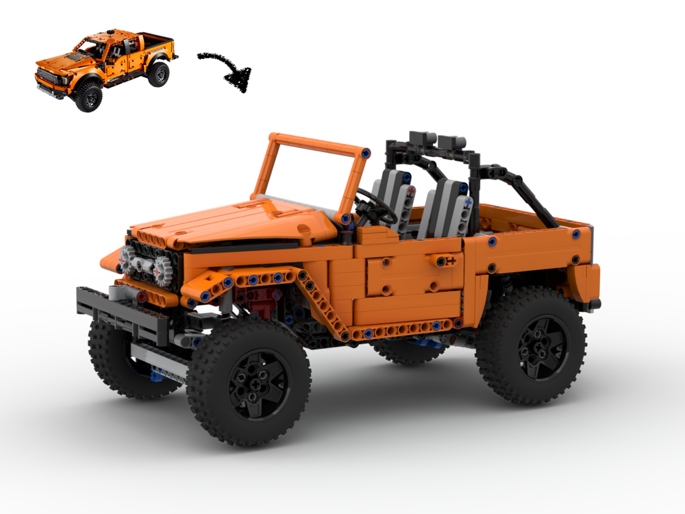 Lego 42126 C model - Toyota FJ40