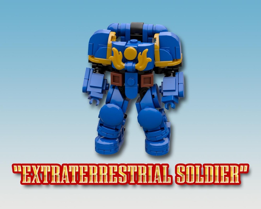 Lego FinCantBuild's Ultimate Lego "Extraterrestrial Soldier"