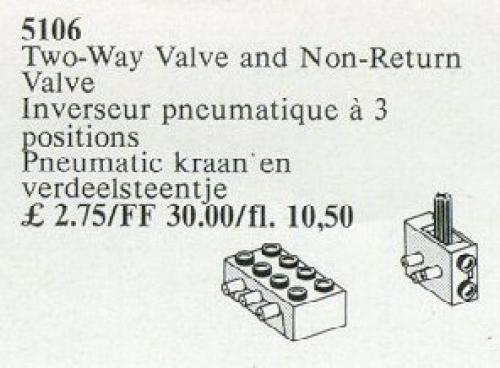 Lego Two-Way Valve and Non-Return Valve