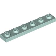 Lego Plate 1 x 6 / Aqua