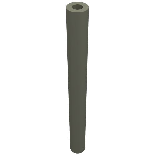 Lego Hose Rigid 3mm D. 4L / 3.2cm / Dark Gray