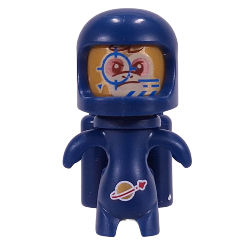 Lego Albert, Dark Blue Spacesuit with Airtanks