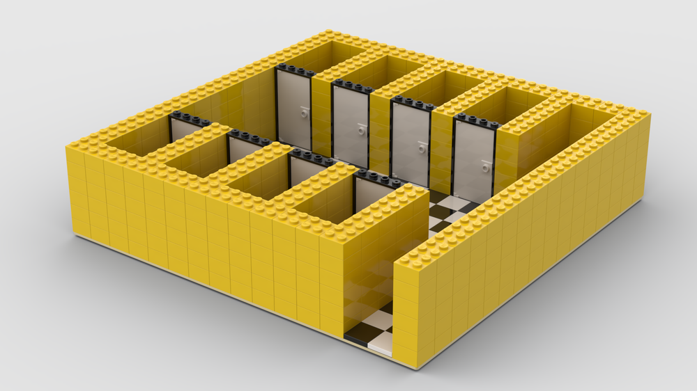 Lego Public Restroom
