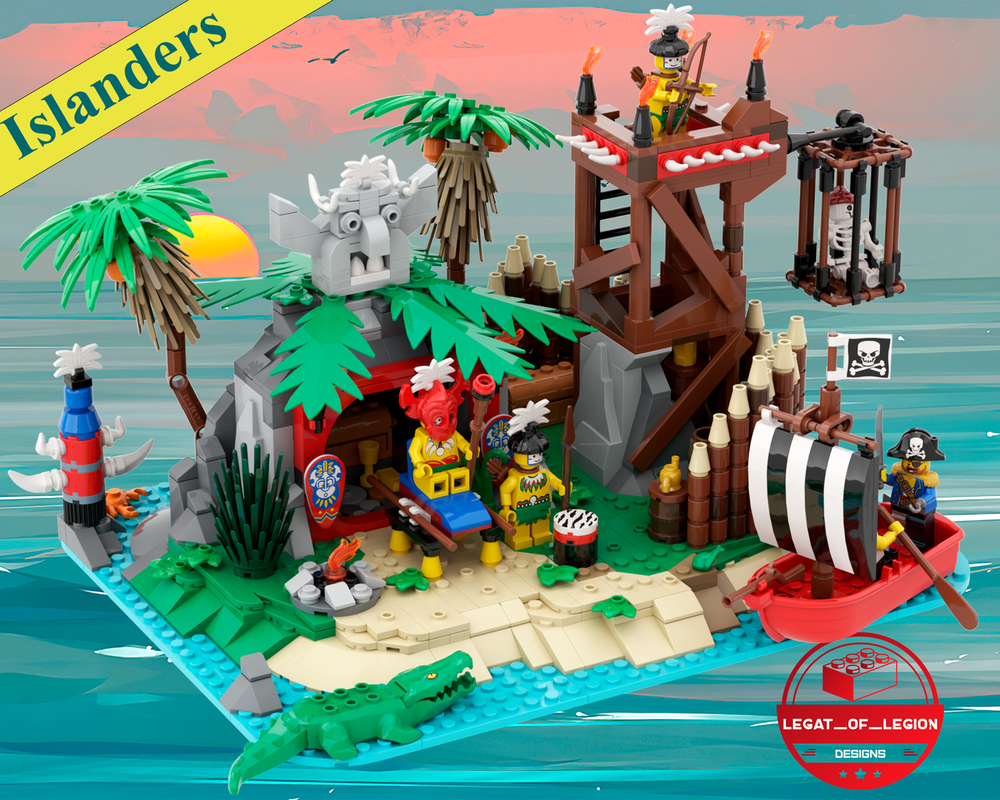 Lego 6262 King Kahuka`s Throne Remake