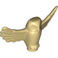 Lego Animal, Bird, Owl Small with Open Wings [Plain] / Tan