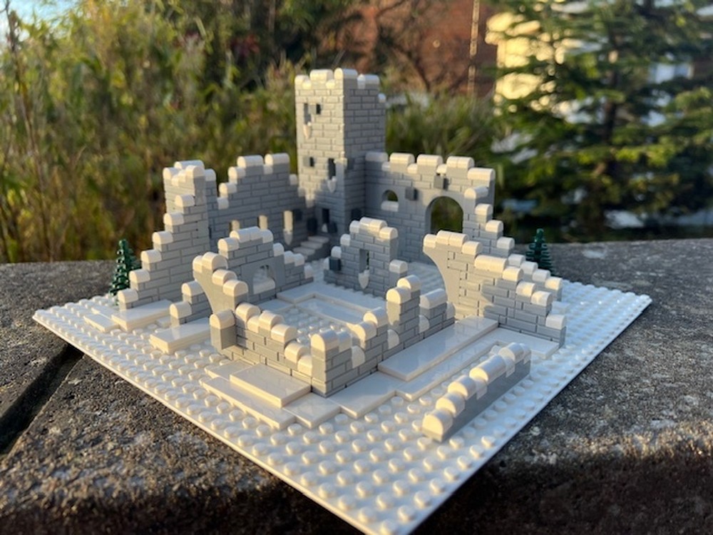 Lego Winter Village Castle Ruin Version 2