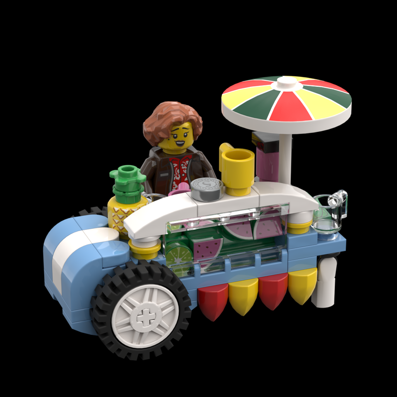 Lego Tropicana juice cart